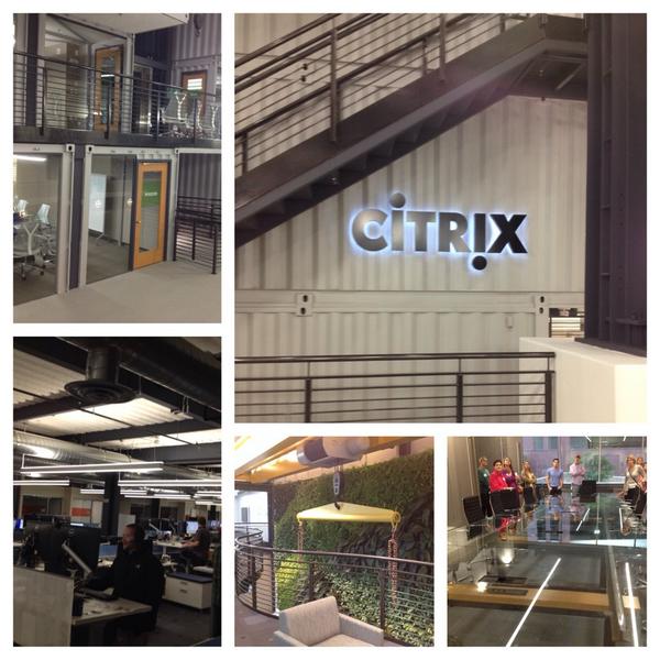 Meg_Odom's tweet photo. Had a ball touring the new @citrix facility in downtown Raleigh last night with @Triangle_CREW! http://t.co/wZ5YyMmjle