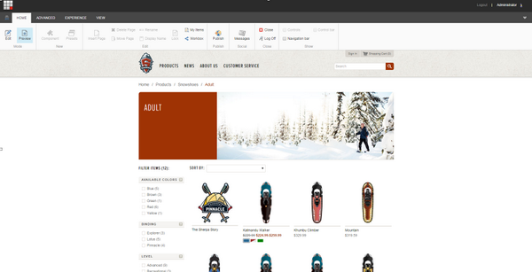 nick_wesselman's tweet image. What&apos;s up #Sitecore8???#TechnicalPreview running @activecommerce. #sitecore