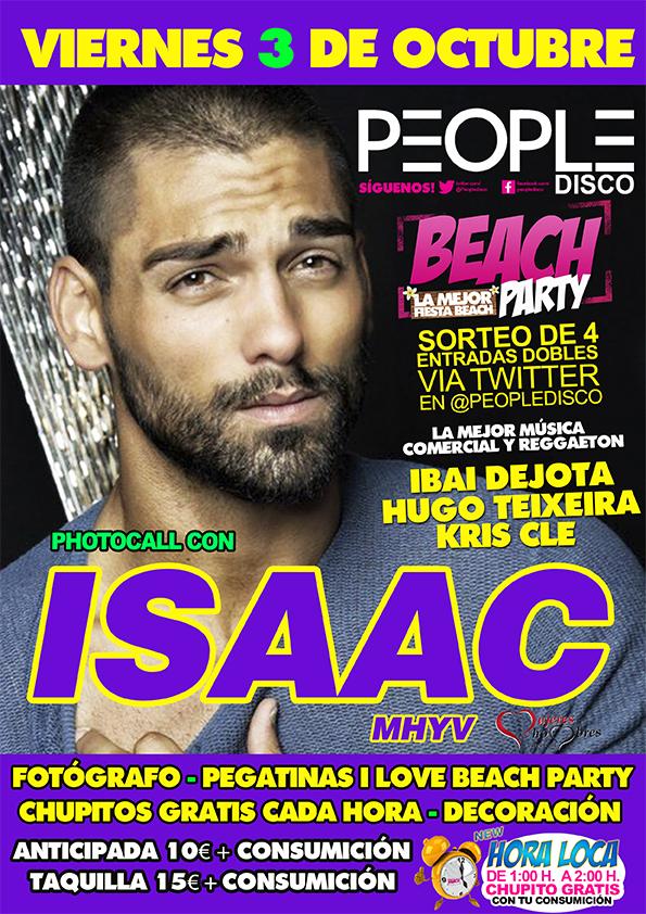 PeopleDisco's tweet photo. ¡Ahí va el sorteo para ver a @Isaacdiazpareja el viernes 3! Solo tienes que hacer RT de este tweet para participar ;) http://t.co/UMfmJvqqNT