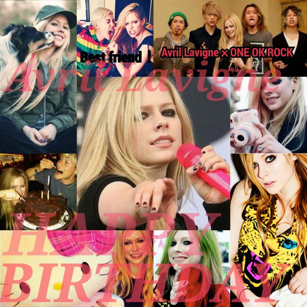 Avril Lavigne Happy Birthday  I hope that this will be a wonderful year for you ( º º )         (*´ `*) 