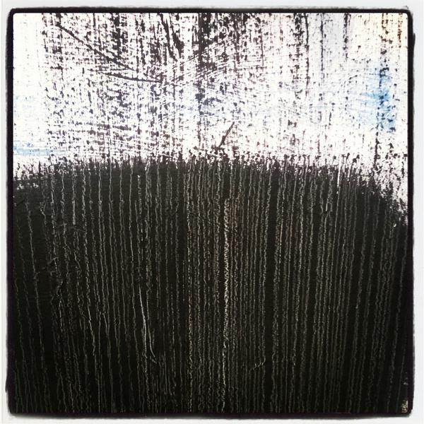 GrandImageKate's tweet image. More #wallpaintings happening @grandimage today #texture #blackandwhite