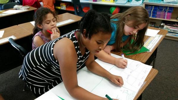 pmmullin's tweet photo. Practicing our math skills using the poster method! Hearing a lot of good discussions. http://t.co/85VekNd4rw