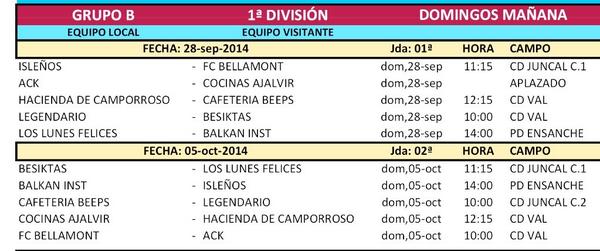 CafBeepsfc's tweet photo. Arranca la liga!! A las 12:15 en el val. A empezar como terminamos http://t.co/XYgomy6Aea