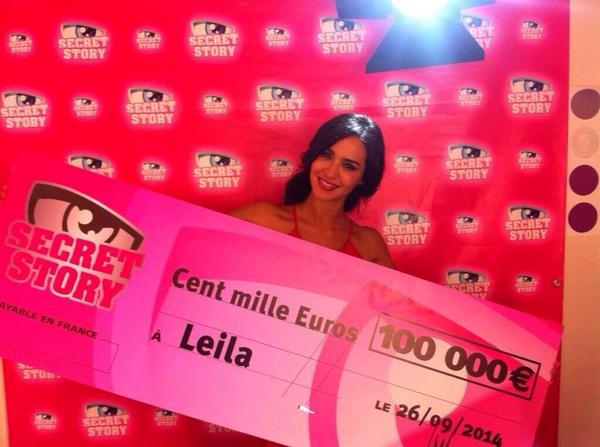 MimiSeghiri's tweet photo. "@LeilaSecret8: LA BABY!!!! 😘❤️❤️❤️ 100000€ Pour notre belle LEILA!! ❤️❤️ #TeamLeila #SS8 MERCIIII http://t.co/shJ3dCv7xc"