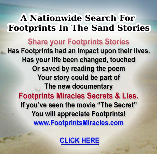 footprints13's tweet photo. Footprints Stories needed for new Documentary check out &amp; retweet http://t.co/xphiiIyV8k http://t.co/Lux2SmZE7j