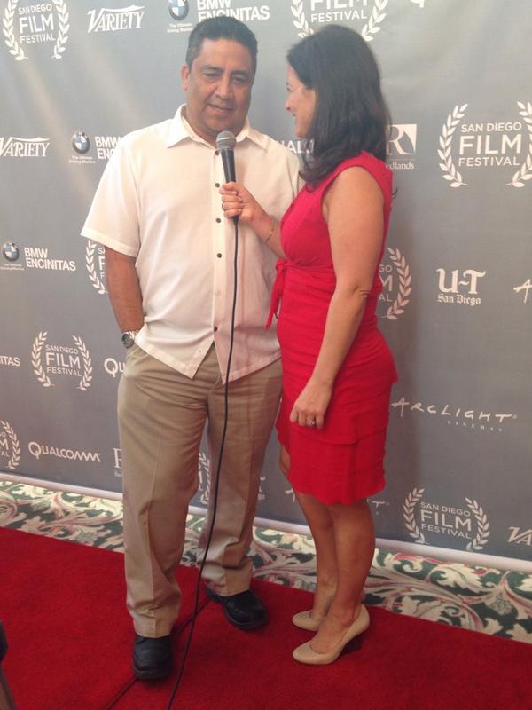SDFilmFestival's tweet photo. Co-producer of @BadCountryMovie and San Diegan, Mike Quintana is on the red carpet for the film's #SDFF premiere! http://t.co/aTYxk1PfDp