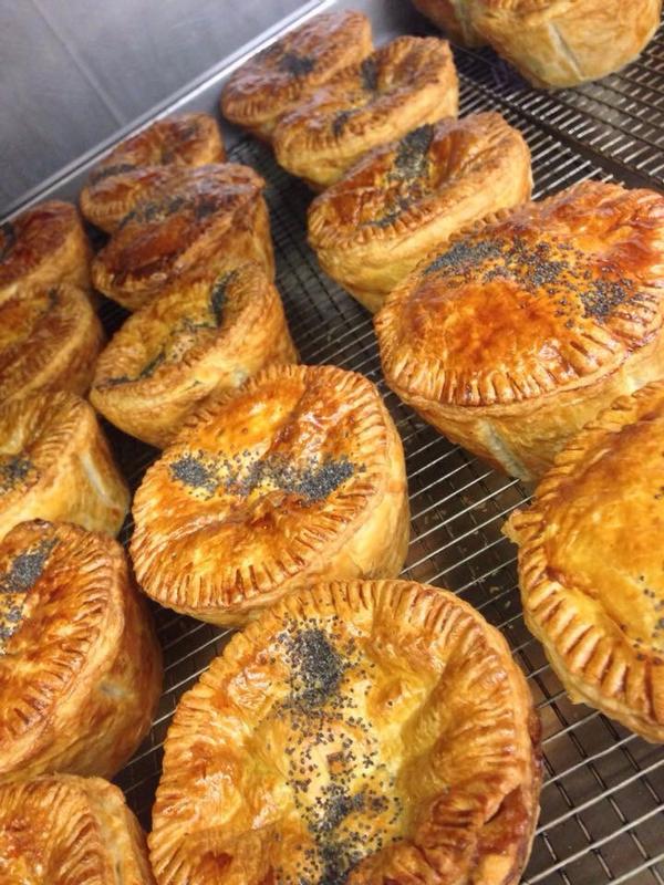 Footy pies.... With sauce