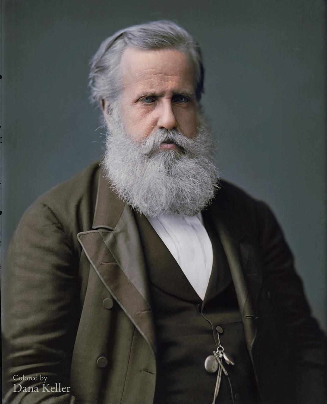 Picture of Pedro II of Brazil  in 1876 