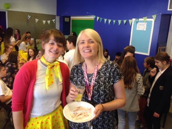 L03 hosting a fab MacMillan coffee morning.