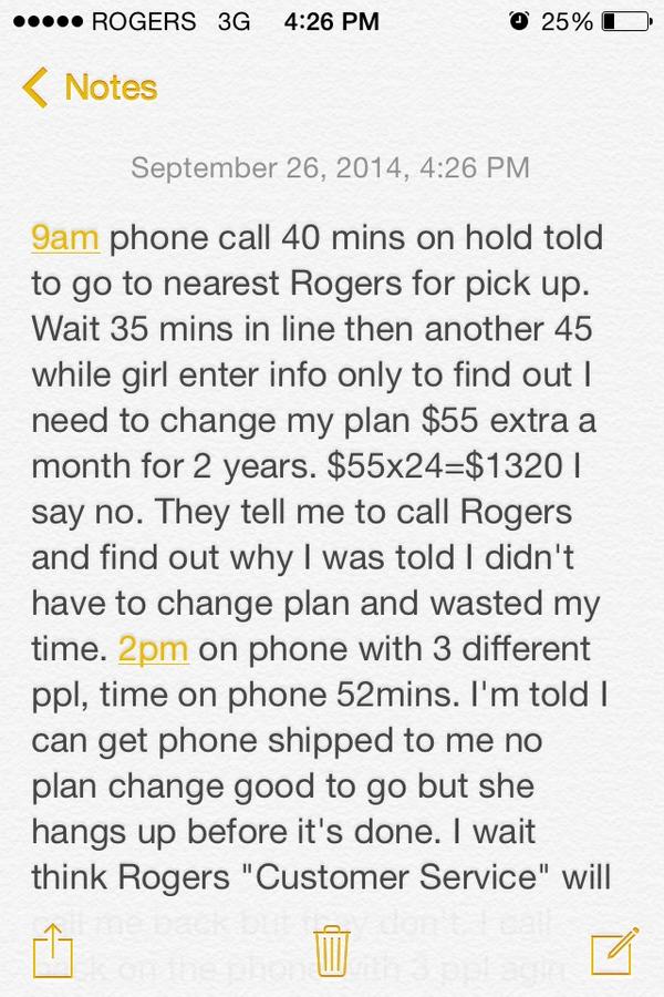 Kyri82's tweet image. Tried to get a new iphone6 today &amp;amp; this is what happens when u deal with @RogersHelps #RogersSuck #Thieves #PleaseRT
