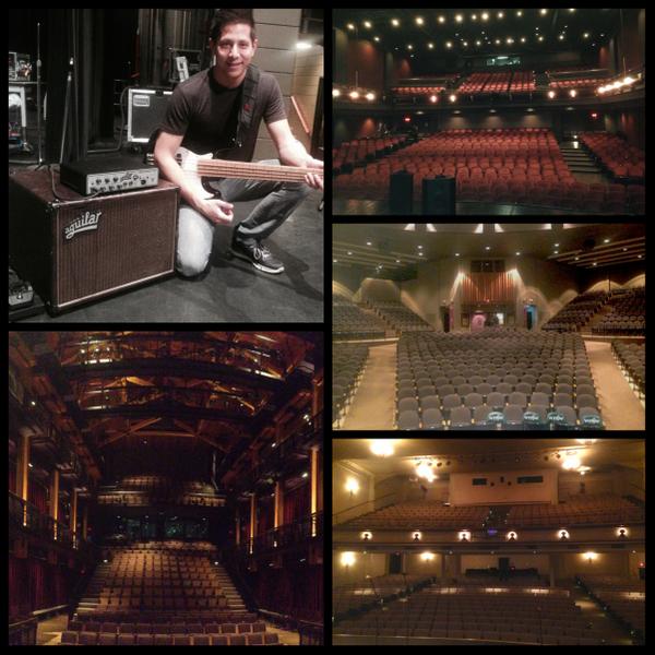 This <a href="/aguilaramp/">AguilarAmplification</a> rig may be small, but it is mighty! No problems keeping up in any venue on the George Canyon tour!