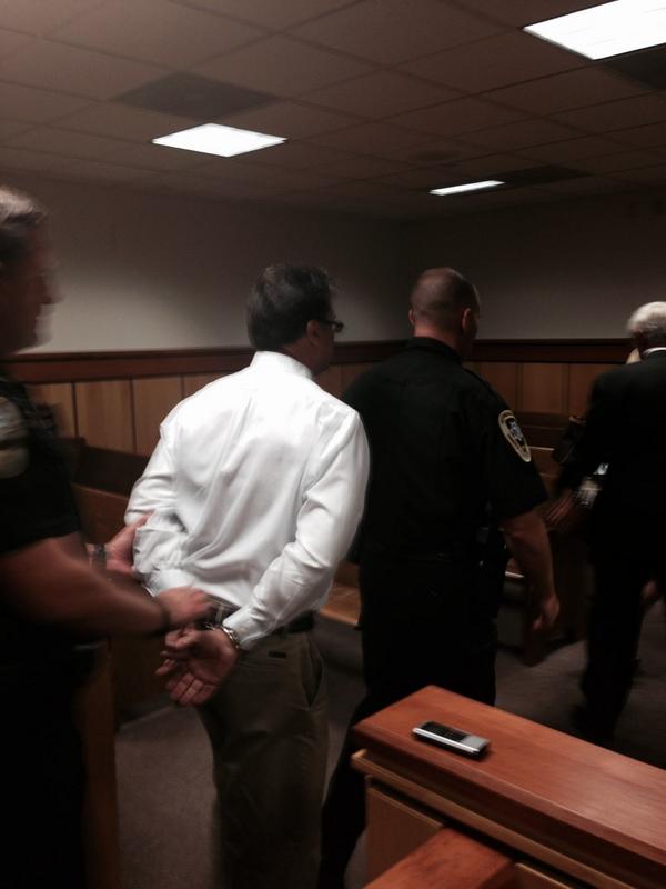 TheEddieGregg's tweet photo. Here's #rambold being led out of the courtroom in handcuffs http://t.co/XirPcl3GbE