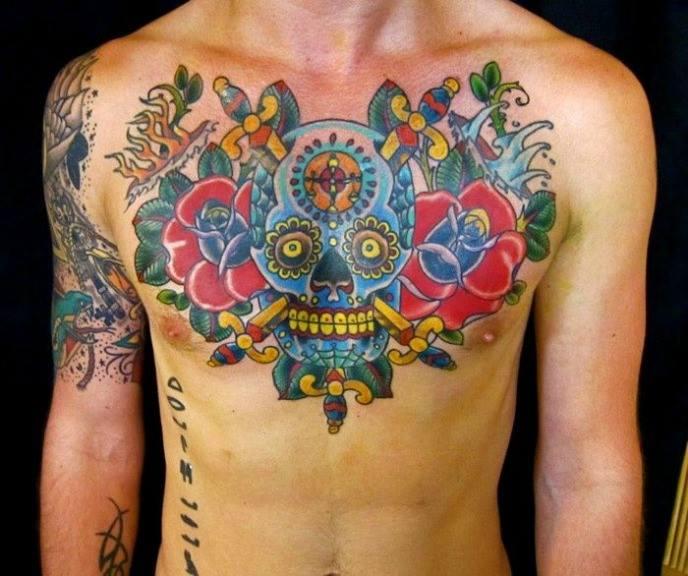 Some Of The Most Incredible Chest Tattoo Ideas If Youre All In For Some  Ink  Bored Panda