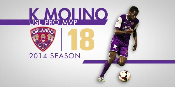 OrlandoCitySC's tweet photo. Congrats to Kevin Molino on winning @USLPRO Most Valuable Player! #VivaMolino http://t.co/DEiWouuUkh