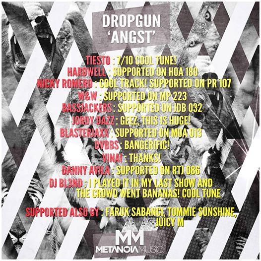 So much love for #Angst! @DropgunMusic