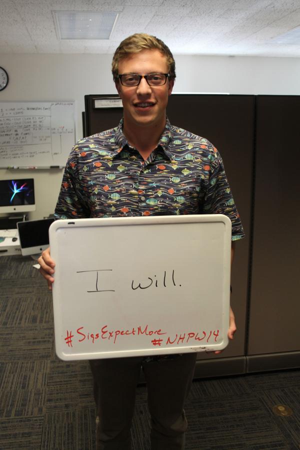SigmaChi's tweet photo. Matt Coffin, DEPAUW 2013, will join in the fight to eliminate hazing. #SigsExpectMore #NHPW14 http://t.co/n9pLHx15JZ