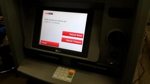 adrianlovney's tweet photo. In Ontario at @Phoenix_Inc checking out our new deposit-taking @rediATM software and lots more cool stuff to come :) http://t.co/QmxwbmsO8Q