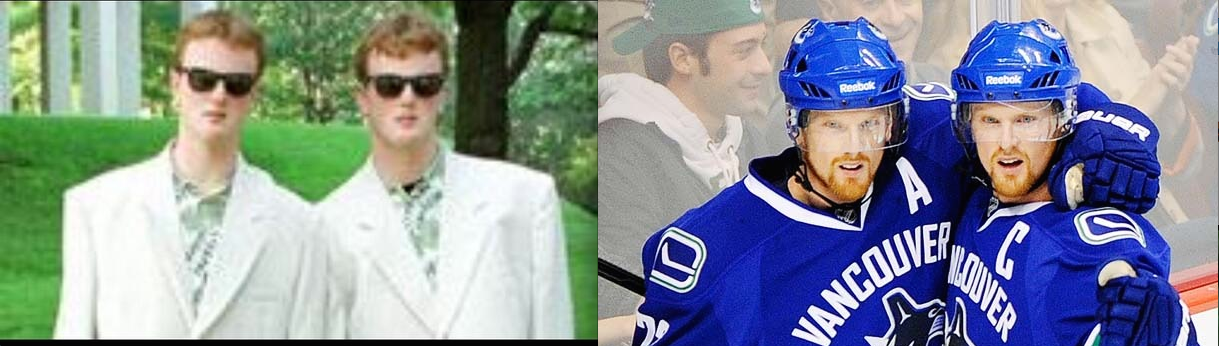 Happy birthday to our favorite twins, Henrik and Daniel Sedin! Theyve come so far... 