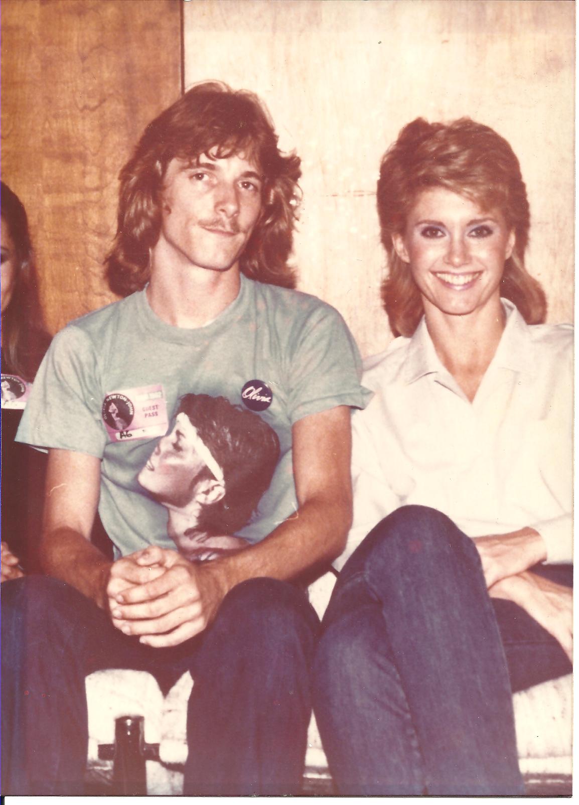 Yep...this happened! Happy Birthday to Olivia Newton-John  today! ;-) 