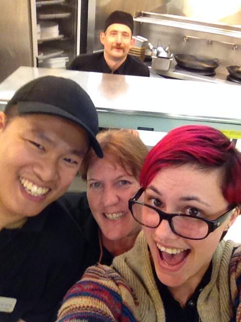 BCITEats's tweet photo. Some of our @BCIT_dining team at Towns Square getting in on the selfie action. #BCIT50Selfie @bcit http://t.co/z0j9P2yOqr