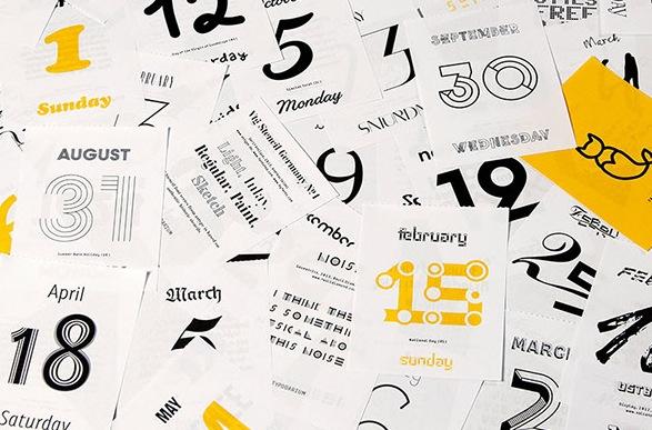 Behance's tweet photo. A font for every day: http://t.co/9RdZorsKHE http://t.co/WBZKbhUItE