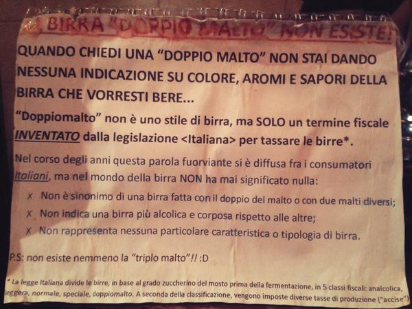 LoSaGrace's tweet photo. Ti piace la birra doppio malto? Ma #losapeviche non esiste?! #losagrace http://t.co/quv3j9NIDu