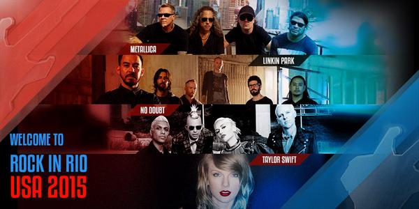 .<a href="/Metallica/">Metallica</a>, @LinkinPark, @NoDoubt, and <a href="/taylorswift13/">Taylor Swift</a>, welcome to #RockinRioUSA!