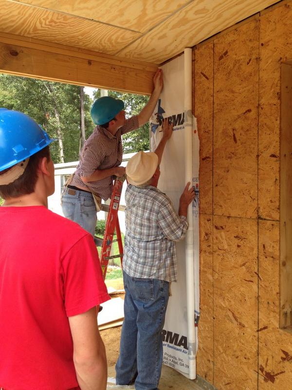 APOatMSU's tweet photo. We had a great day of serving the community through Habitat for Humanity! http://t.co/4n3qqC5XVK