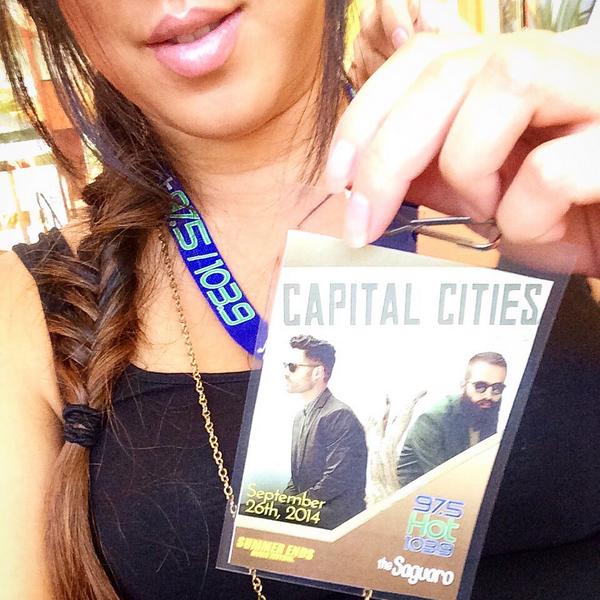 Giving <a href="/capitalcities/">Capital Cities</a> the googly eyes. 😍