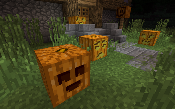 Here's a sneak peek of my upcoming festive Minecraft mod "Pumpkin Carvier"! #Autumnal