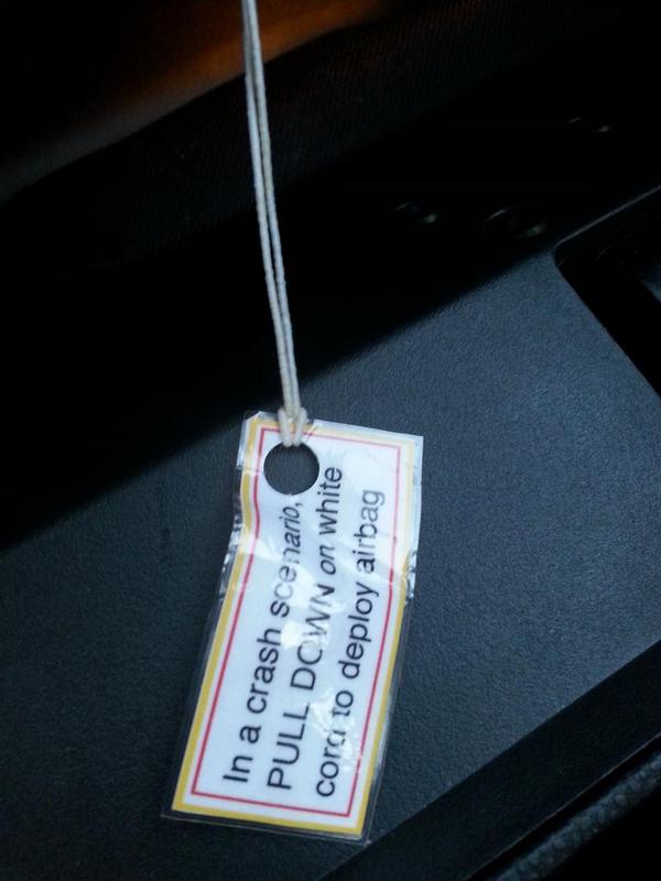 Siricepick from LA (@siricepick) on Twitter photo Hey <a href="/Ford/">Ford Motor Company</a>. This tag is hanging in the glove box of a '14 #Fiesta <a href="/enterprisecares/">EnterpriseRentACar</a> #rental. Is this a #joke? Hey <a href="/Ford/">Ford Motor Company</a>. This tag is hanging in the glove box of a '14 #Fiesta <a href="/enterprisecares/">EnterpriseRentACar</a> #rental. Is this a #joke?