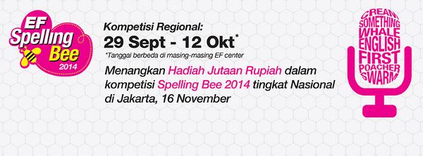 EFBatam's tweet photo. EF Regional Spelling Bee Competition 2013 [BATAM]
for details +62778 452271 http://t.co/natyY89TXC