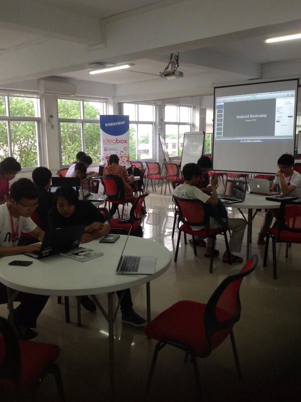 NyanLynnHtut's tweet image. #androidbootcamp room 1