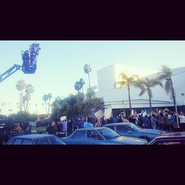 DAEONE's tweet image. On Set at the NWA Movie shoot #NWA #straightouttacomptonmovie #icecube #Drdre ift.tt/1DG2HKO