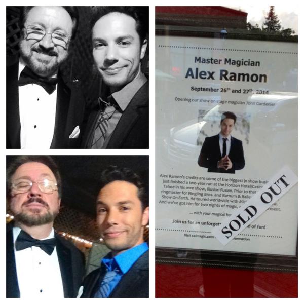 #SoldOut <a href="/CalMagicTheatre/">California Magic</a> ! N Hollywood Nov 1&amp;2 tix at alexramonmagic.com