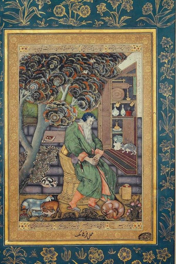 BLAsia_Africa's tweet photo. More on this painting at http://t.co/YhtPePbOQJ MT @t3dy: Farrukh Beg, 1615 'The Old Sufi' after Durer's Melencolia http://t.co/EhwzqXymJt
