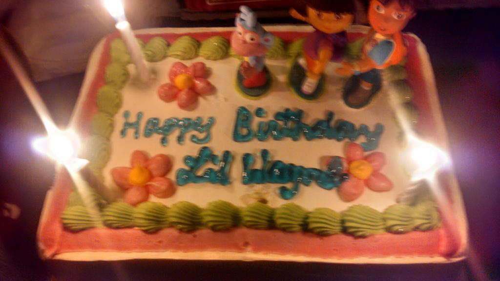 Happy birthday Lil Wayne! We threw a party for you. Sorry you couldnt be here 