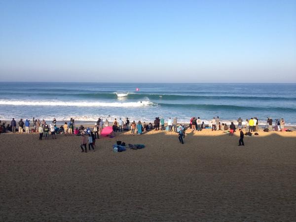 Roxy's tweet photo. Here we go, Round 4 of the #ROXYPro France kicks off at 9:30am local time! Get ready for a great show!! http://t.co/P0SwM5cAhH