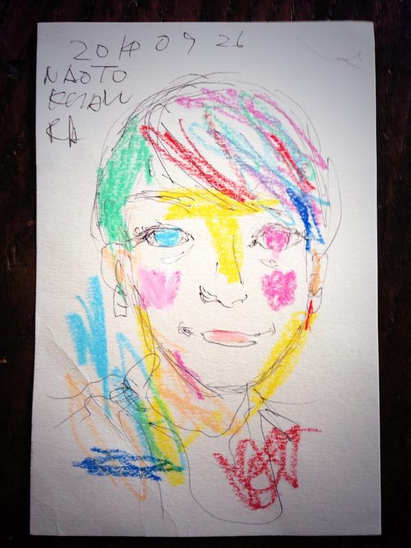 今藤洋子 昼顔 打ち上げにて 北村一輝さん演じる画家 加藤の絵の数々を描かれている北村直登さんに 私を描いていただいた 嬉し過ぎる どこにどうやって飾ろうか 嬉しい Http T Co Pewi8h16gr Twitter