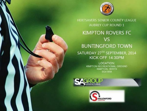 Kimptonroversfc's tweet photo. Today The Rovers Welcome @BuntTownFC in the Aubrey Cup R1 clash as always should be an entertaining match http://t.co/FTmDszILnm