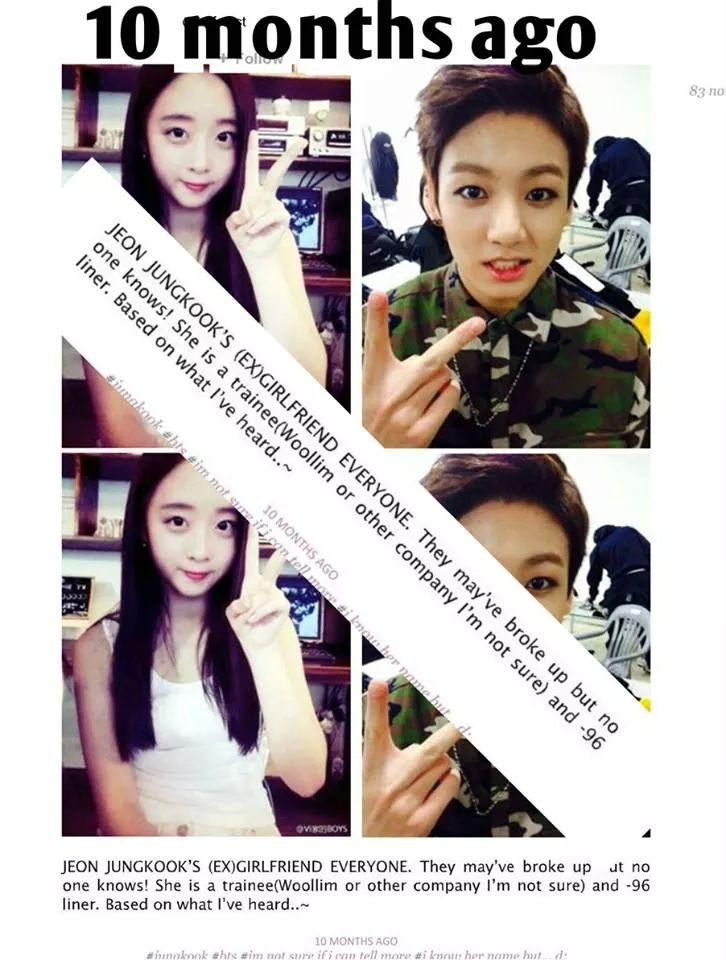 pepe the leo on Twitter: "Jungkook's rumored ex-girlfriend. Is it real