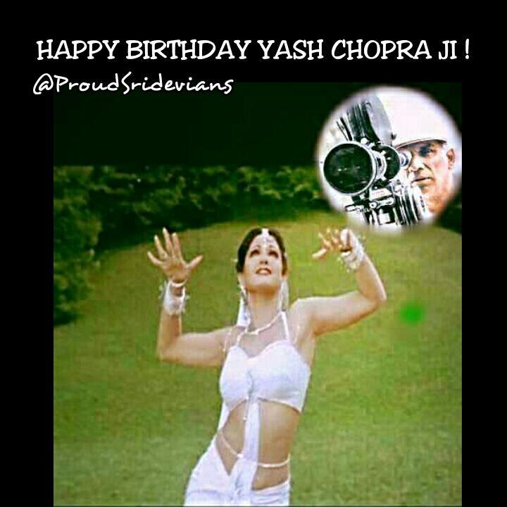 Wishing Yash Chopra (the undisputed King of Romance) a happy birthday!
From & all ans. 