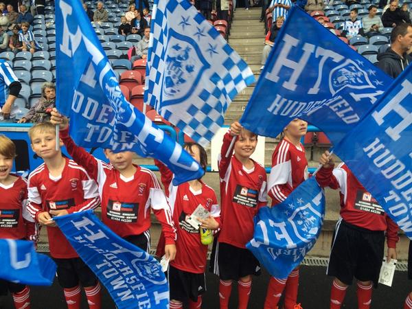 htafc's tweet photo. #htafc club partners Hepworth JFC are taking part in today's Guard of Honour! (RD) http://t.co/4EVgUJewvr
