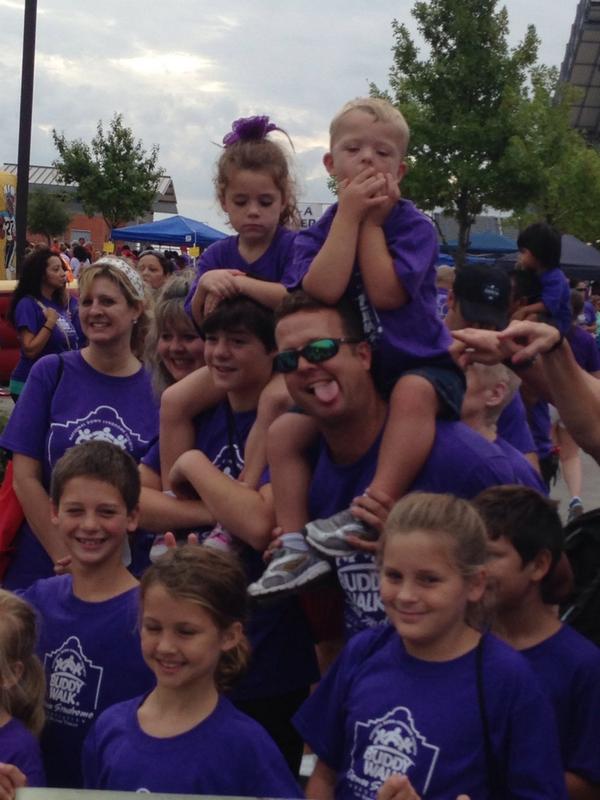 DSASTX's tweet photo. You may recognize Aaron from our billboard! #SABuddyWalk14 http://t.co/bmH5TZ13ob