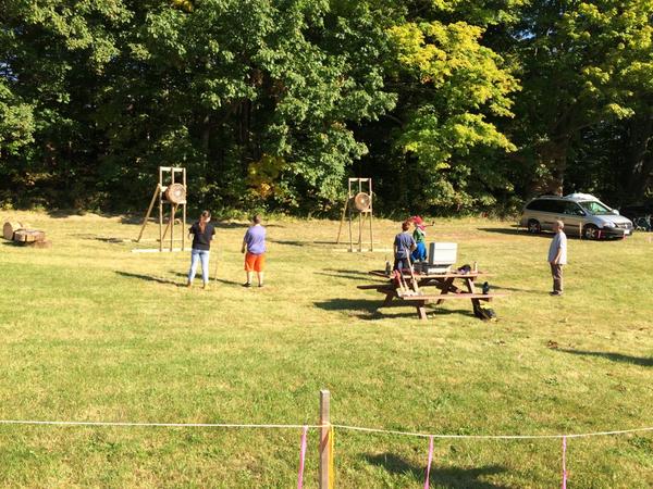 ScouterYves's tweet image. Rescue Helicopter and Brotherhood favourites BB guns, archery and tomahawk throwing.