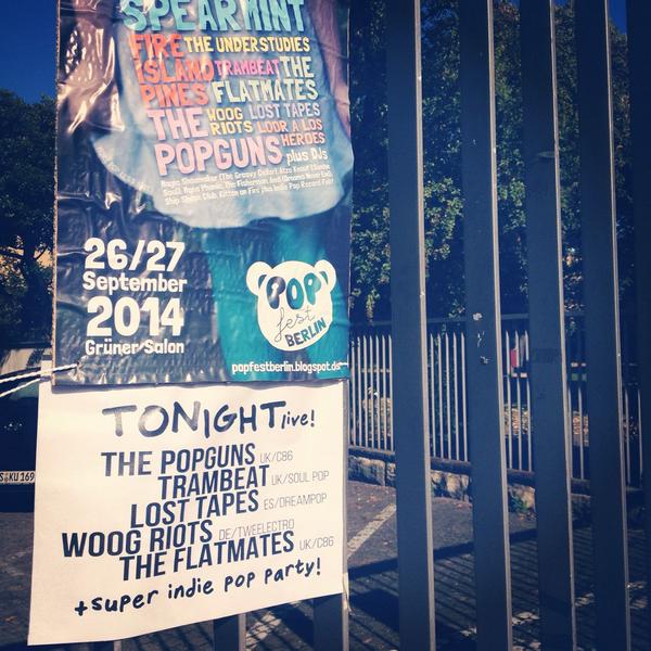 lisabouvier's tweet photo. Second night of @popfestberlin tonight! Now I just hope @archdeaconofpop and the others will arrive. http://t.co/c71QxJb5bf