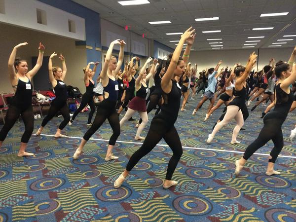 NBFineArts's tweet photo. .@NBPSEagles dancers working hard in workshops at @jumpdance #123nbd #JUMPMiami http://t.co/qQAdp5F9FC