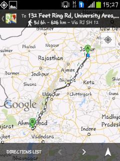 rocking_gabbu's tweet photo. Ws simply searchng d way 2 @Darshanrvl home on d maps frm my hme on walking distance nd dis was wht i got! Lol!1reply http://t.co/3uqevek7Wo