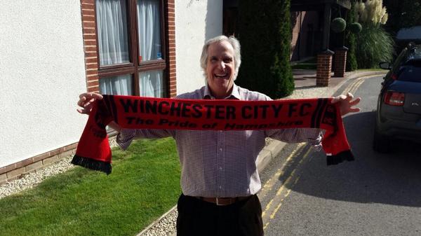 wincityfc's tweet image. The Fonz showing his support for us in the FA Cup this afternoon #UpTheCitizens #HappyDays