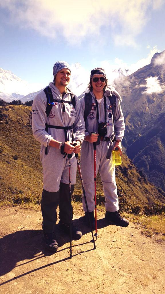 RhinoClimb's tweet photo. The @OlienhoutRES boys are apparently trolling through Namche Bazaar looking for a pub that is showing the Boks game http://t.co/RhPmY0K6u9